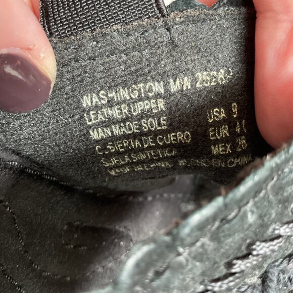 Earth Spirit Washington Black Leather Suede Slingback Sandals WMS 9 - Picture 13 of 13